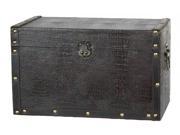 Decorative Leather Wooden Trunk