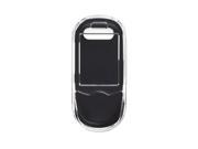 Two piece Hybrid Snap On Case for Samsung SGH T249 Clear Black