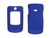 Two piece Soft Touch Snap On Case for Samsung Contour SCH R250 Cobalt Blue