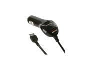 OEM Verizon 18 Pin Dual Car Charger with USB Port for LG Phones with 18 Pin Connector Black DB 18PINDUALVPC1