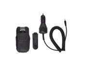 Bundle Leather Case Car Charger for Nokia 6085 6086