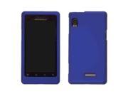 Wireless Solutions Soft Touch Snap On Case for Motorola A954 Droid 2 A955 Blue