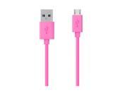 Belkin MIXIT UP Micro USB to USB ChargeSync Cable Pink F2CU012bt04 PNK