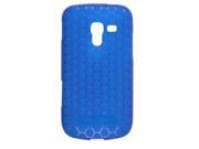 Ventev Honeycomb Dura Gel Case for Samsung Galaxy Exhilarate SGH I577 Blue