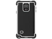 Ballistic Tough Jacket Case Cover for Samsung Galaxy Note 4 Black White TJ1491 A08C