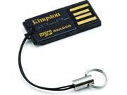 Kingston G2 USB 2.0 microSDHC Flash Memory Card Reader Black