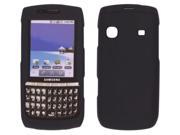 Two piece Soft Touch Snap On Case for Samsung Rant III SPH M580 Replenish Black