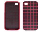 Ventev GridX Case for Apple iPhone 4 4S Black Red