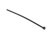 HellermannTyton Cable Tie 8 x 1 8 Black 30 lb. 100 pk