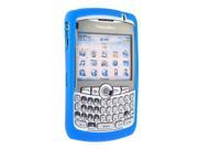 BlackBerry Light Blue Rubber Skin Case For Curve 8300 HDW 13840 004