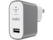 Belkin MIXIT Up Metallic 2.4A USB Home Charger in Gray