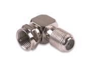 RF Industries F Male to F Female Right Angle Adapter