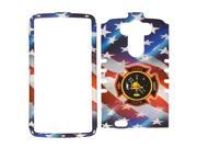Cell Armor Rocker Series Snap On Protector Case for LG G3 American Flag