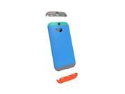 HTC Double Dip Case for HTC One M8 Teal Swing Blue Gray