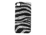 Crystal Icing Select Zebra Crystal Bling Case for Apple iPhone 4 4S