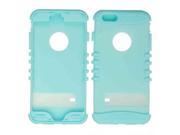 Cell Armor Rocker Series Skin Protector Case for Apple iPhone 6 Plus Fluorescent Light Blue