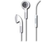 Generic 3.5mm Earbud Headset with Volume Control and Mic White
