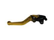 MotoProducts Shorty Gold Clutch Lever for 2004 2007 CBR1000R and 2000 2006 VTR1000