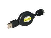 USB Retractable Data Sync and Charge Cable For Samsung Instinct s30 SPH M810 Samsung Instinct SPH M800