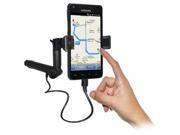 AmzerÂ® Lighter Socket Phone Mount with Charging Case System For Samsung Epic 4G Touch SPH D710 Samsung Galaxy S II SCH R760