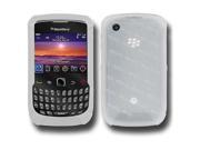 Amzer Silicone Skin Jelly Case Transparent White For Blackberry curve 8530 BlackBerry Curve 3G 9300