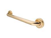 ROPED DECOR GRAB BAR PVD 16 Polish Brass Finish