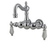 HERITAGE LEG TUB FILLER CP 3 3 8 Chrome Finish