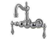 HERITAGE LEG TUB FILLER CP 3 3 8 Chrome Finish