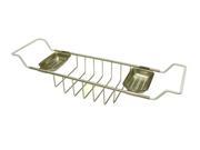 CLAW FOOT BATH TUB SHELF Satin Nickel Finish