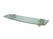 FORTRESS GLASS SHELF Chrome Polished Brass Finish