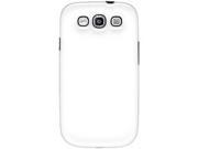 Amzer Slim Line Double Layer Protective Case White Black For Samsung GALAXY S III GT I9300