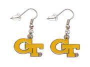 Georgia Tech GT Dangle Logo Earring Charm Set 3 4 by 1 2 NCAA