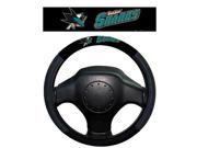 San Jose Sharks Poly Suede Steering Wheel Cover