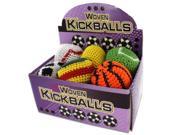 24 Piece Sports Themed Kick Sack Display Case Of 24