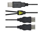 Amzer Handy USB to Dual USB Splitter Charge Cable