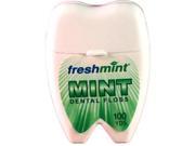Freshmint 312974 Freshmint 100 Yard Mint Waxed Dental Floss Case of 72