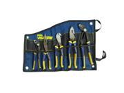 5 Piece GrooveLock Traditional Pliers Roll Up Bag