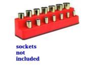 3 8 in. Drive 14 Hole Rocket Red Impact Socket Holder