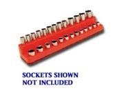 1 4 in. Drive Deep Red Socket Holder 4 14mm