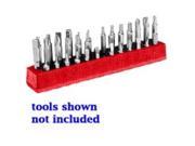 1 4 in. Magnetic Red 37 Piece Bit Holder