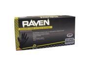 Sas Safety Corp SS66517 Raven Nitrile Medium Powder free Gloves Black