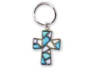 Green Pink Red or Blue Sun Catcher Key Ring Perfect Religious Gift