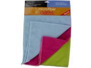 3 Pack 15.5 x23 Microfiber Cloths Case Pack 6