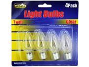 4 Pack 7 Watt Decorative Light Bulbs Case Pack 24