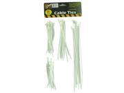 60 Pack Plastic Cable Ties Case Pack 24
