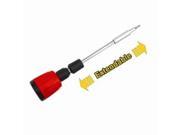 Gearless Extendable Stubby Screwdriver 6 in 1 Extends to 2 3 4 Phillips 00 0 1 Slotted 1 1.5