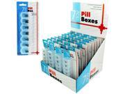 7 Day Pill Box Counter Top Display Case Pack 36