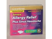 Good Sense Allergy Relief Plus Sinus Headache Severe Case Pack 24