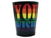 Rainbow You Wish Plastic Shot Glass