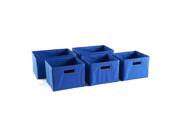 Blue Storage Bins Set of 5